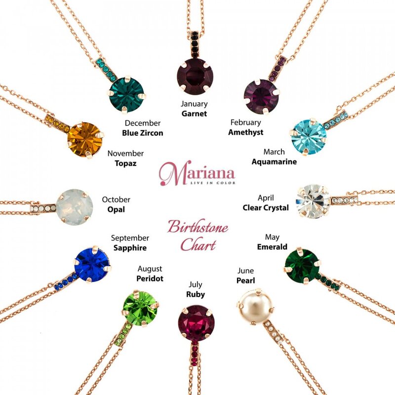 Inel placat cu aur roz de 24K cu cristale originale April Lucky Birthstone