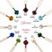 Inel placat cu aur roz de 24K cu cristale originale April Lucky Birthstone